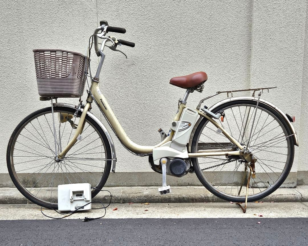 パナソニック♪電動アシスト自転車♪ViVi ♪オフホワイト♪
