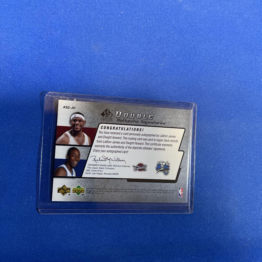 NBA L.James/ D.Howard Dual auto 25枚限定