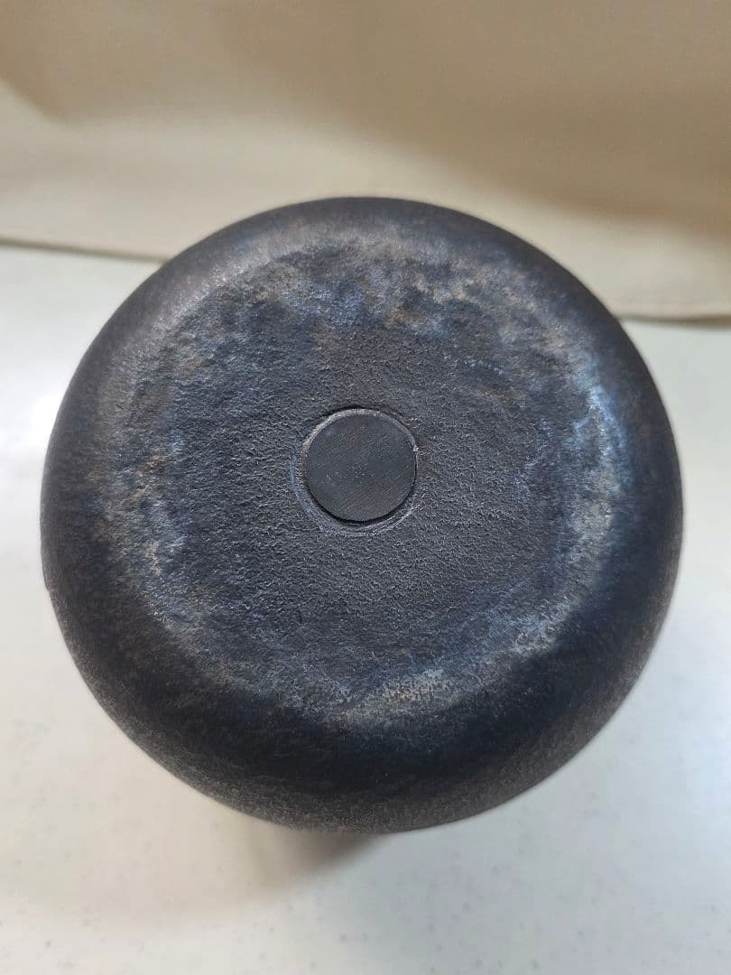 高橋大益　鉄瓶凸玉紋　鉄瓶　■美品■