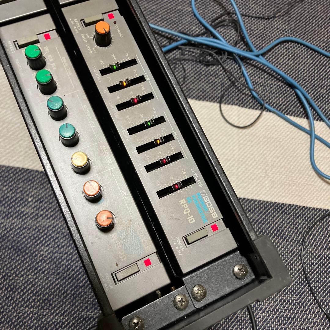 BOSS エフェクター、イコライザー、リバーブ　4体&専用ラック　セット　中古