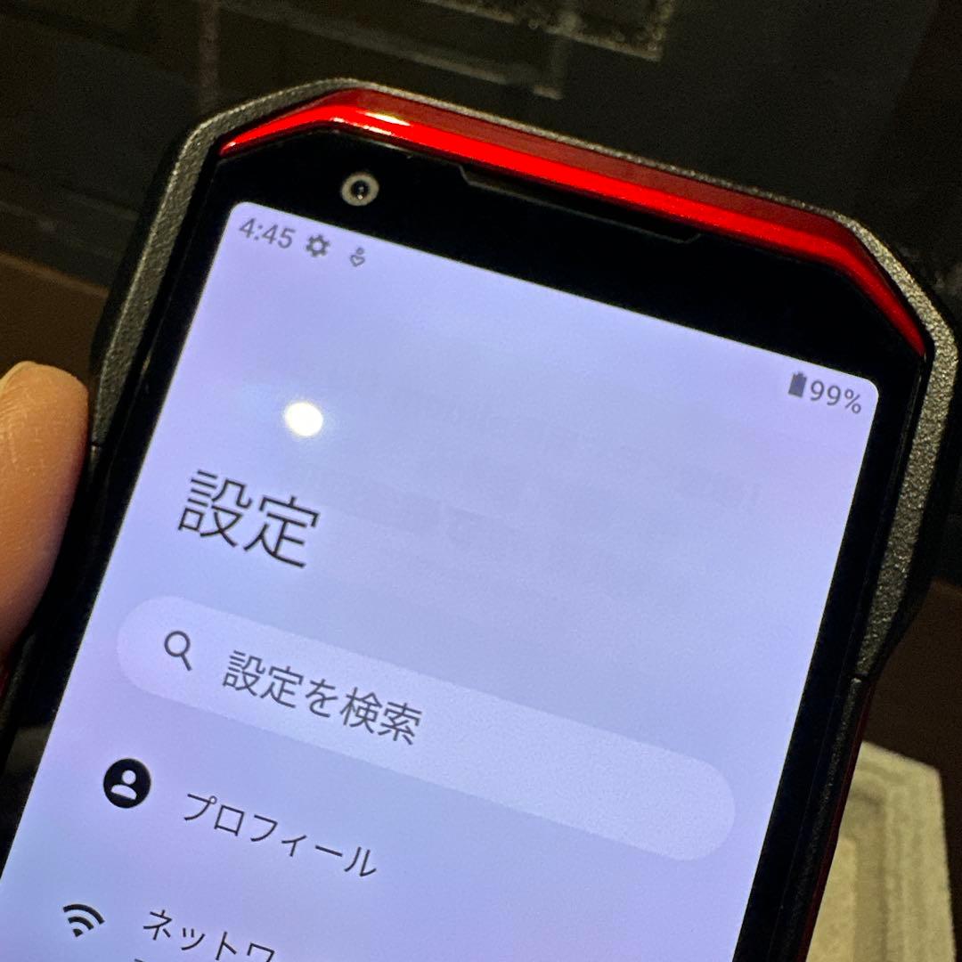 【液晶画面に焼き付け有】TORQUE G06 128GB レッド