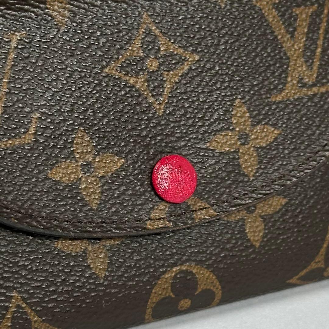 ルイヴィトン モノグラム ポルトモネロザリ フューシャ カードケース