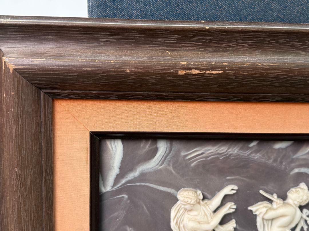 インコレ　カメオアート　額装　バッカなリアン　送料込み250328