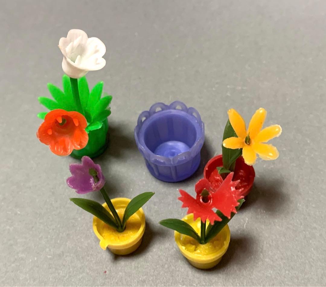 グリコ　おまけ　お花　チューリップ　昭和　レトロ