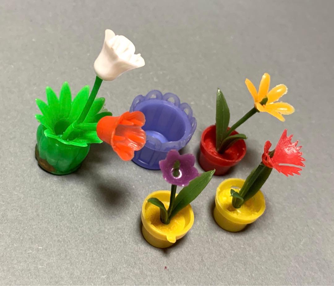 グリコ　おまけ　お花　チューリップ　昭和　レトロ