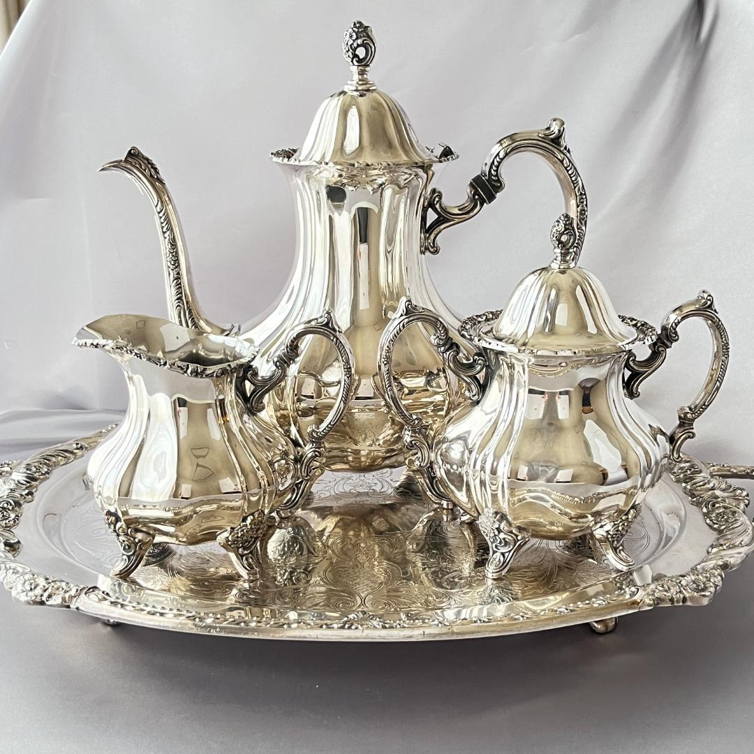 【Lancaster Rose】 ビクトリアンのティーサービス 3点