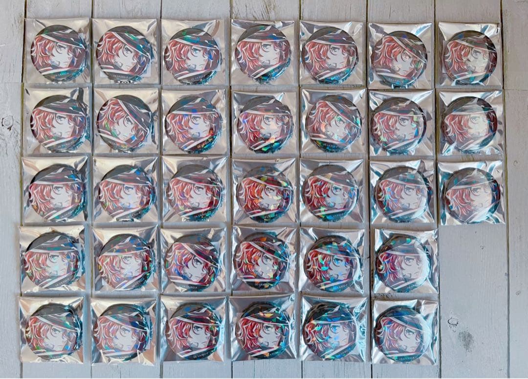 文豪ストレイドッグス 中原中也Ani-Art ホログラム缶バッジ 33点