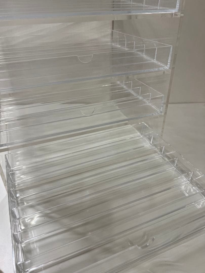 beautINIT ビューティーイニット 透明アクリルメイク収納ボックス 4段