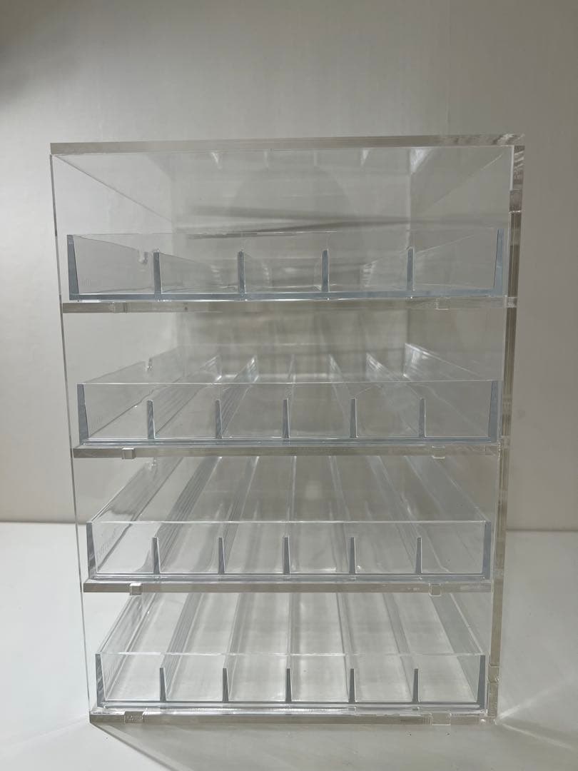 beautINIT ビューティーイニット 透明アクリルメイク収納ボックス 4段
