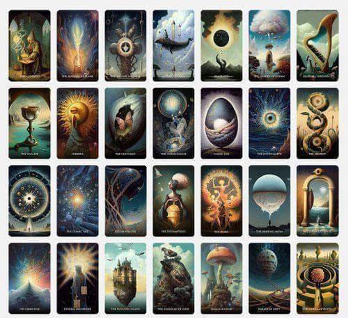 正規品証明書付【コズミックドリーマーオラクルカード】タイの幻のインディーズデッキ