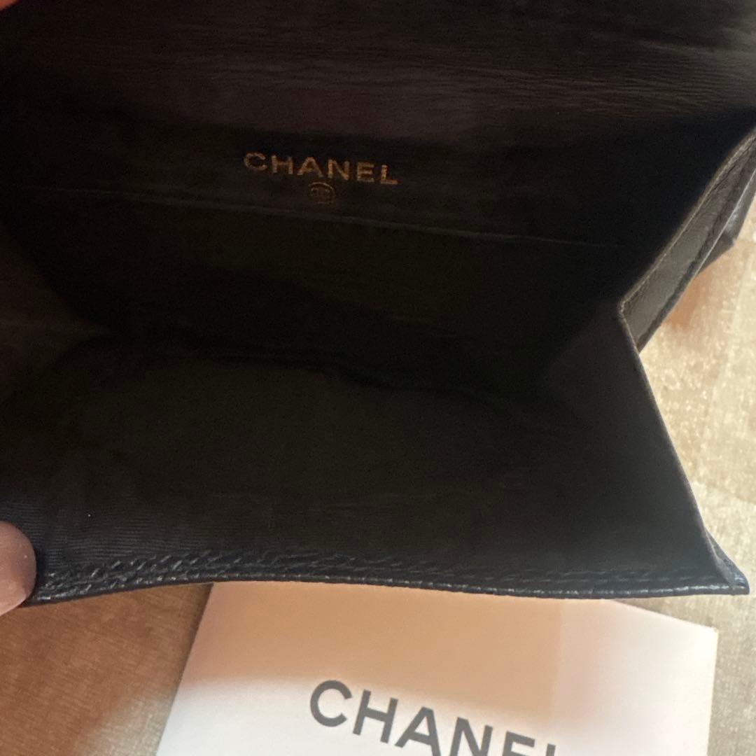 CHANEL 財布 ブラック