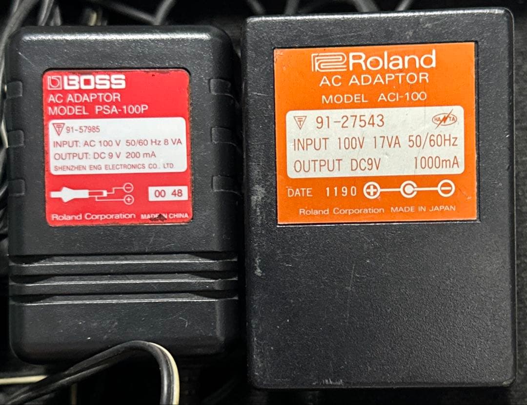 ギターエフェクター類のジャンクまとめ売り (エフェクターケースに梱包発送)