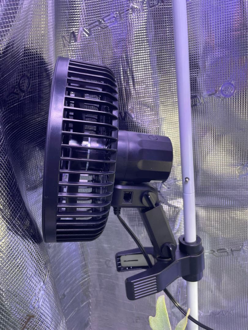 Spider Farmer ６インチクリップオンファン x3