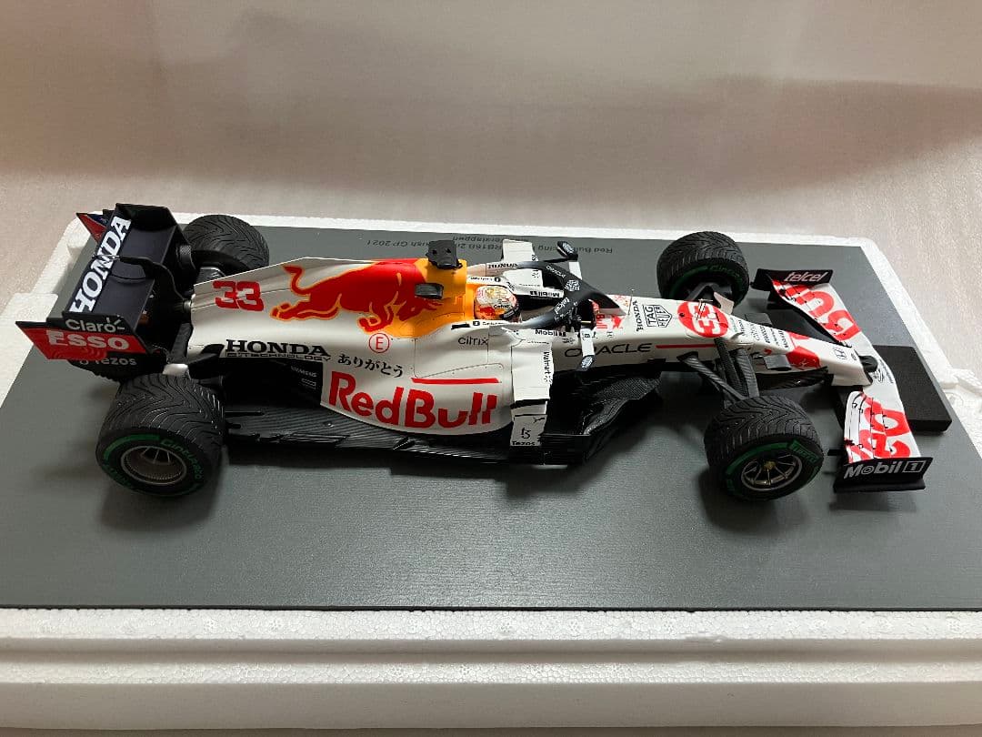 O⑭ 1/18 スパーク製 レッドブルRB16BトルコGP ありがとうカラー