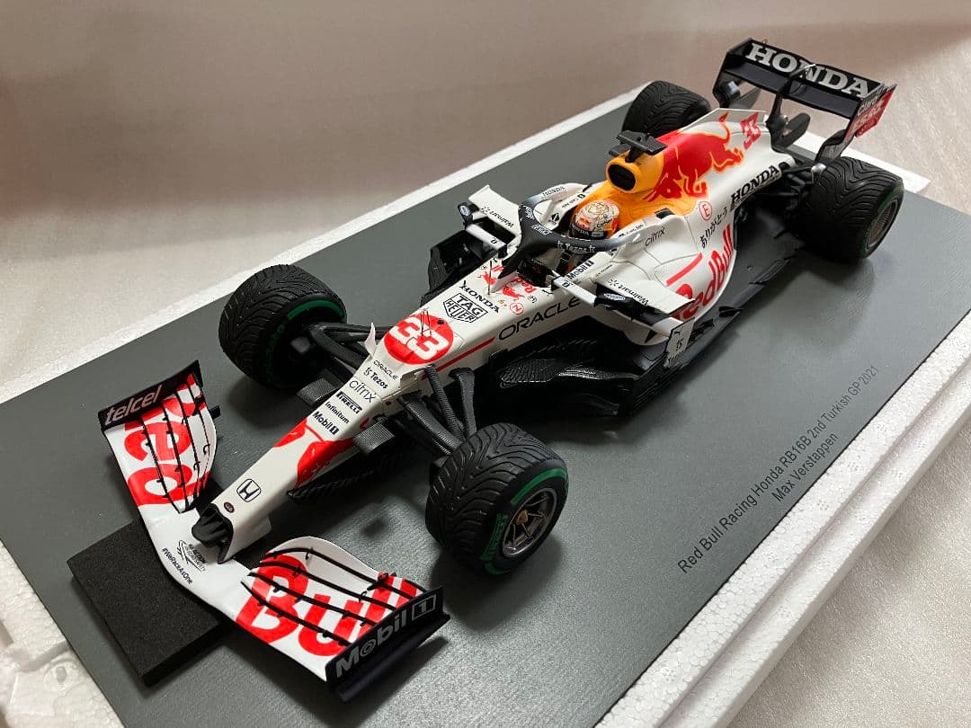 O⑭ 1/18 スパーク製 レッドブルRB16BトルコGP ありがとうカラー