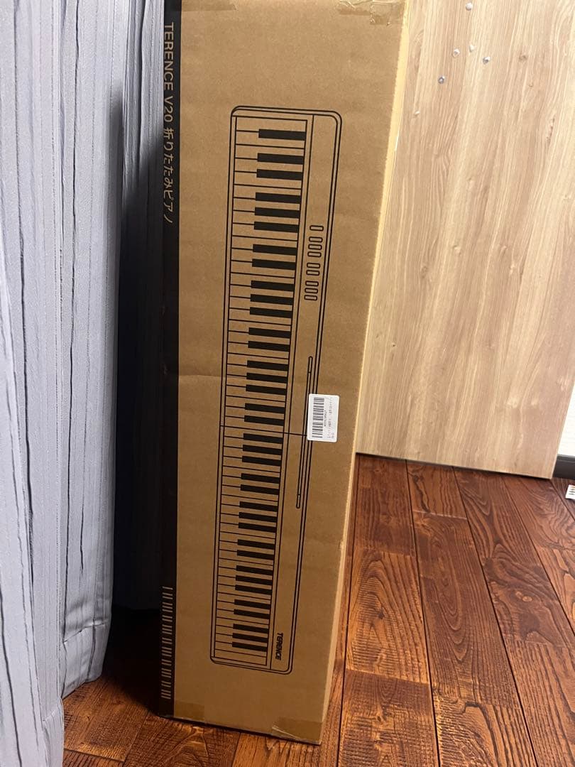 TERENCE 電子ピアノ 88鍵盤 折り畳み式 キーボードタッチレスポンス鍵盤