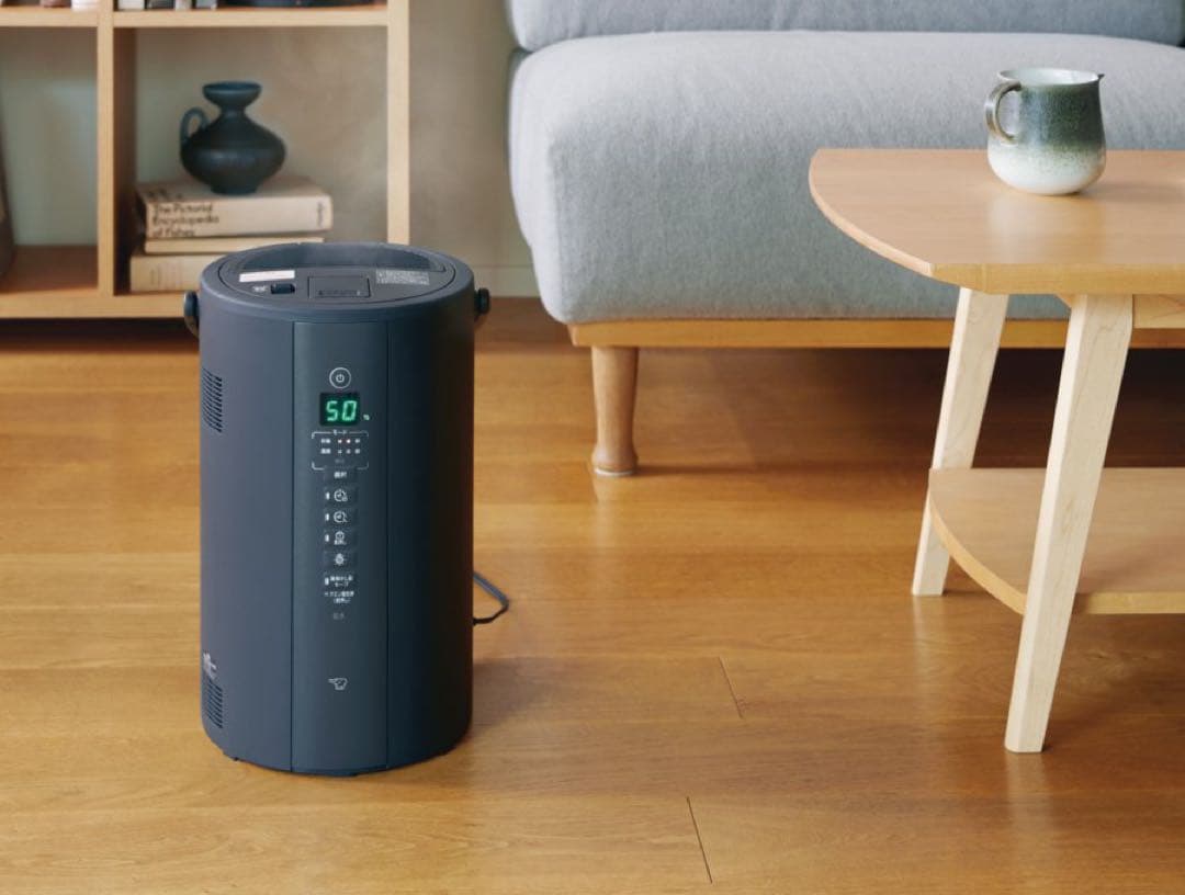 新品未開封象印 スチーム式加湿器 4.0L ソフトブラック EE-TB60-BM