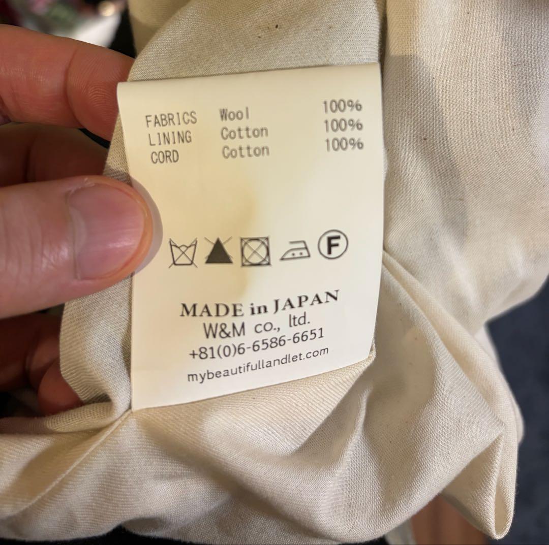 専用TROPICAL CLOTH SIDE LINE ZIP BLOUSON