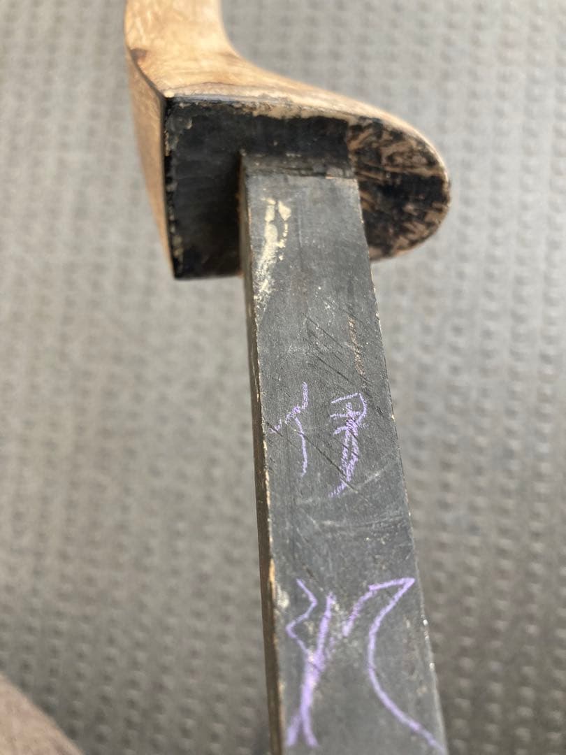 沖縄 三線 小振り 真壁 八重山黒木 竿 365g