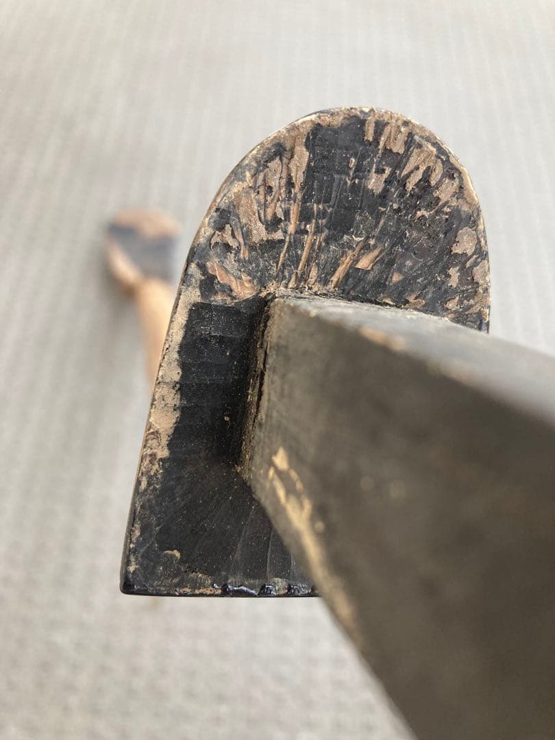 沖縄 三線 小振り 真壁 八重山黒木 竿 365g