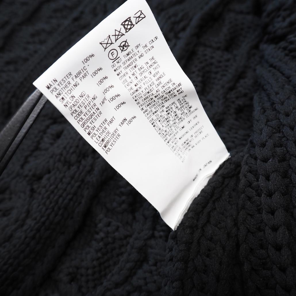 美品 kolor 2024SS 異素材ミックスニットベスト 再構築 カラー