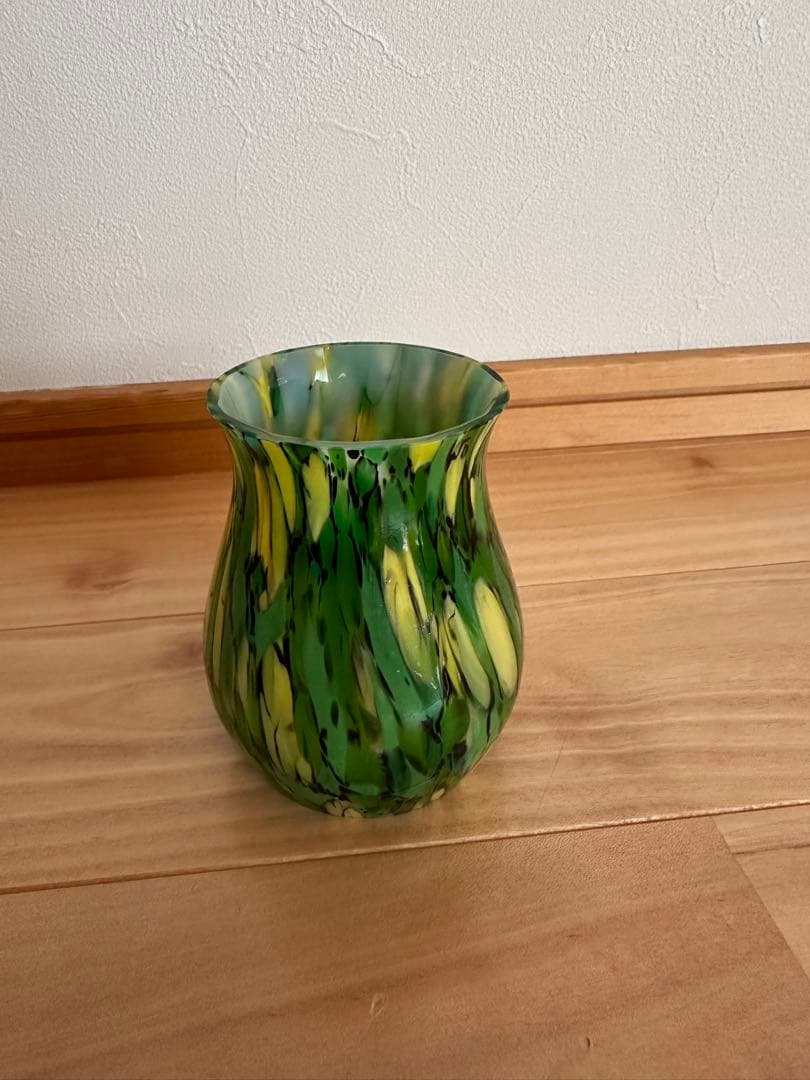 津軽びいどろランタングローブ 限定【万緑(ばんりょく)】初期型