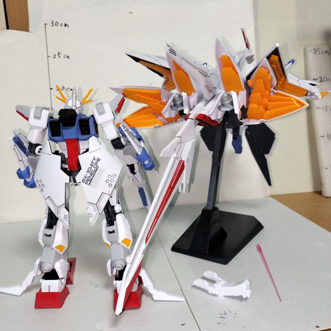HG 1/144 ペーネロペー 塗装完成品 ガンプラ 閃光のハサウェイ 変形
