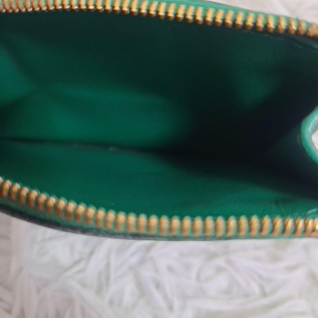 ボッテガヴェネタ　カセット　イントレチャート　グリーン　ケース