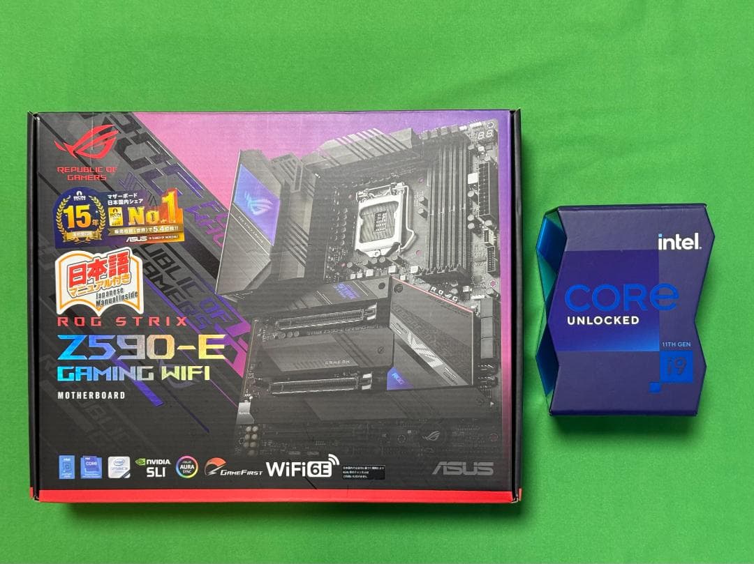 Z590-E + Core i9-11900K + DDR4 32GB セット