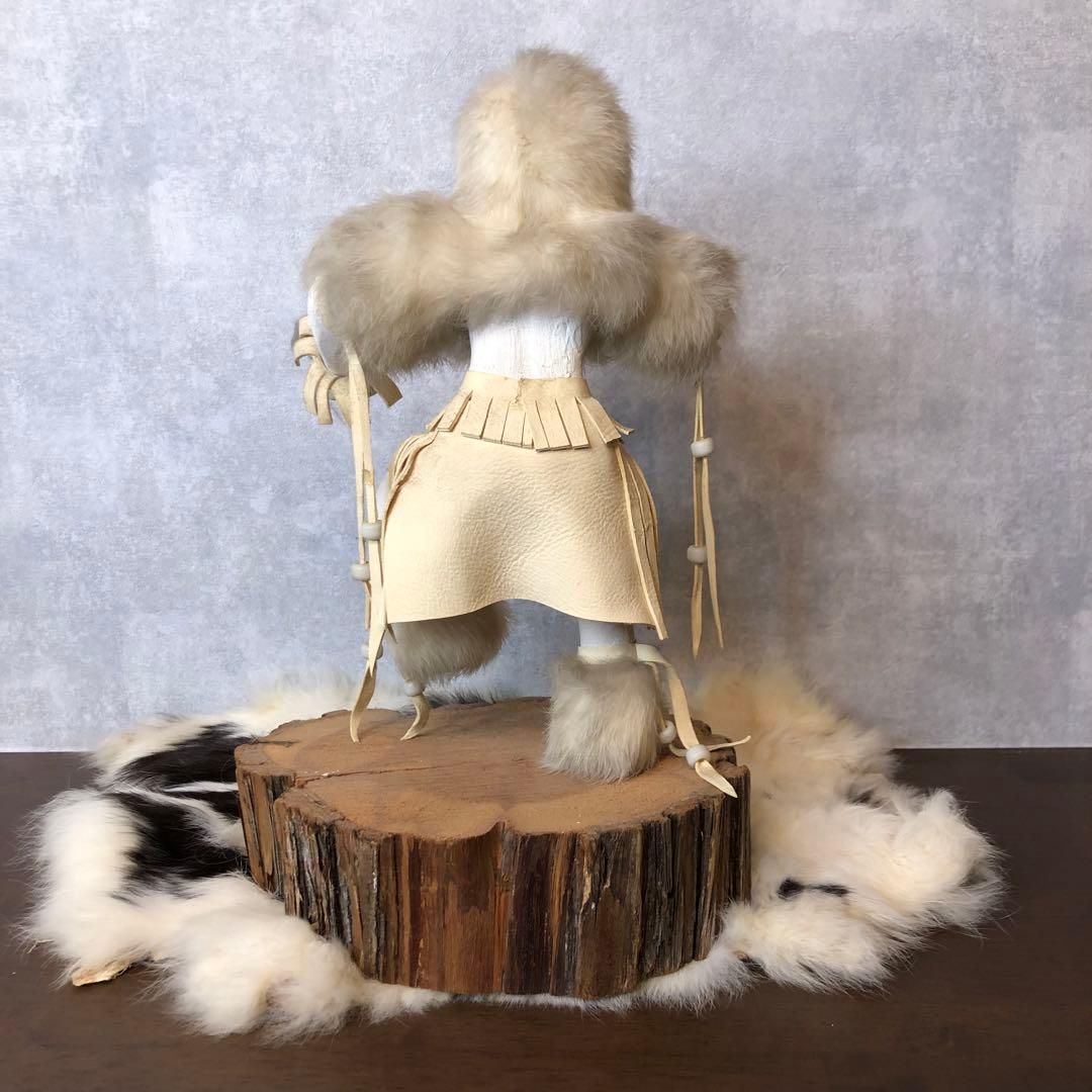 アンティーク カチナドール スノーマン 人形 カチーナ フィギュア