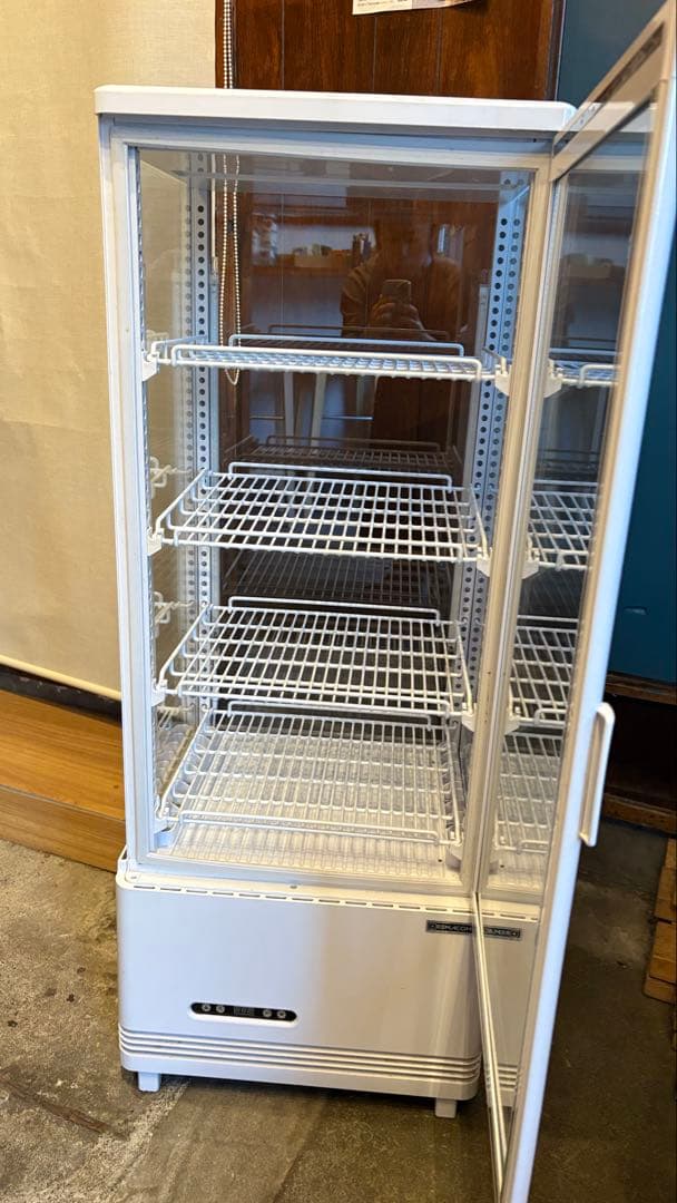 【美品】レマコム　4面ガラス冷蔵ショーケース　R4G-1055SLW