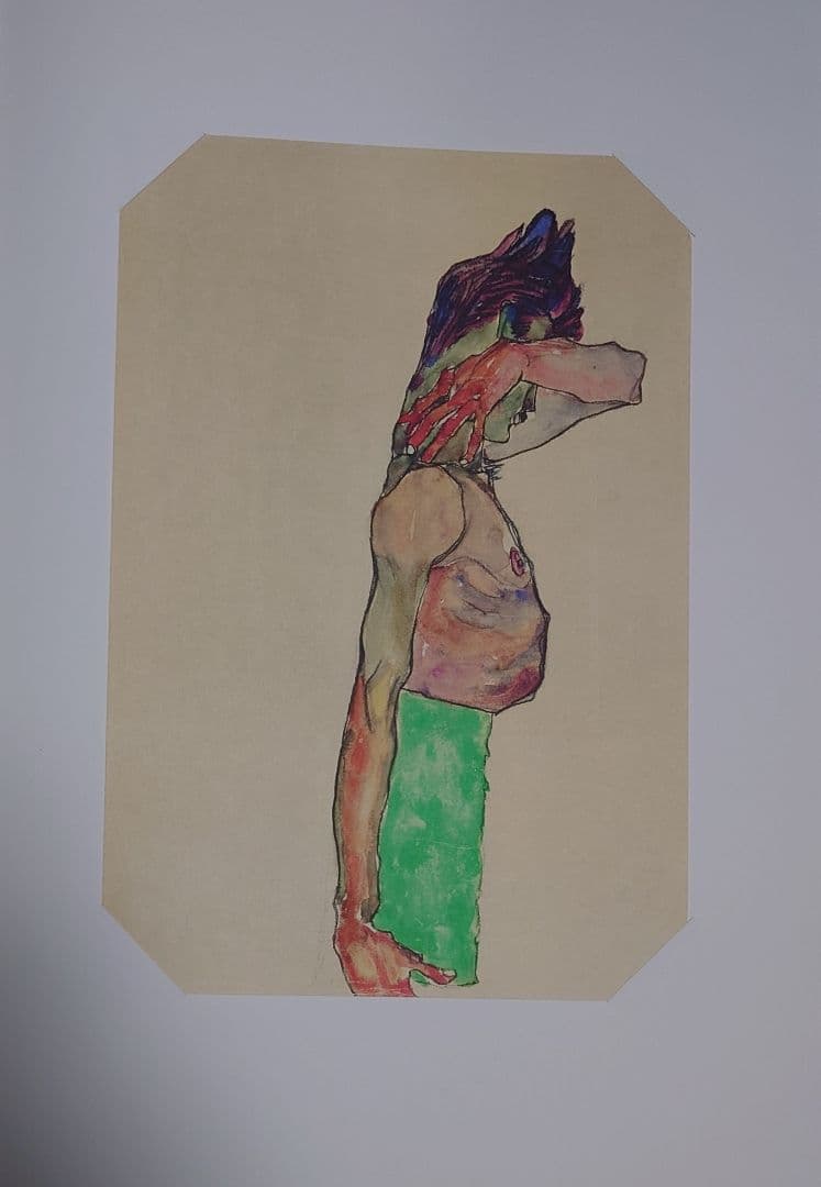 真作 エゴン・シーレ 生誕100年 リトグラフ10枚挿画本 販売時60万円