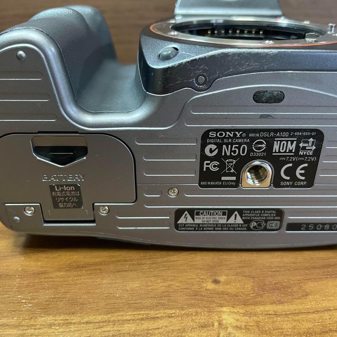 【稼働品】SONY α100本体＋望遠＆マクロ対応レンズ3本