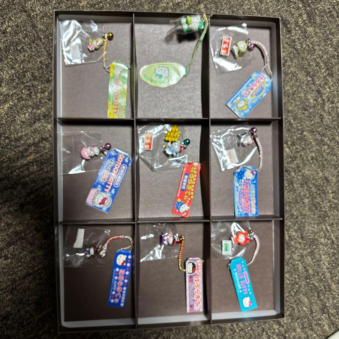 激レアハローキティご当地ストラップ9個セットまとめ売り