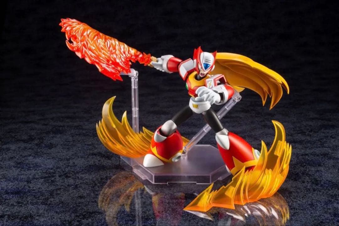 【組立済】コトブキヤ ロックマンX ゼロ プラモデル フィギュア　壽屋　龍炎刃