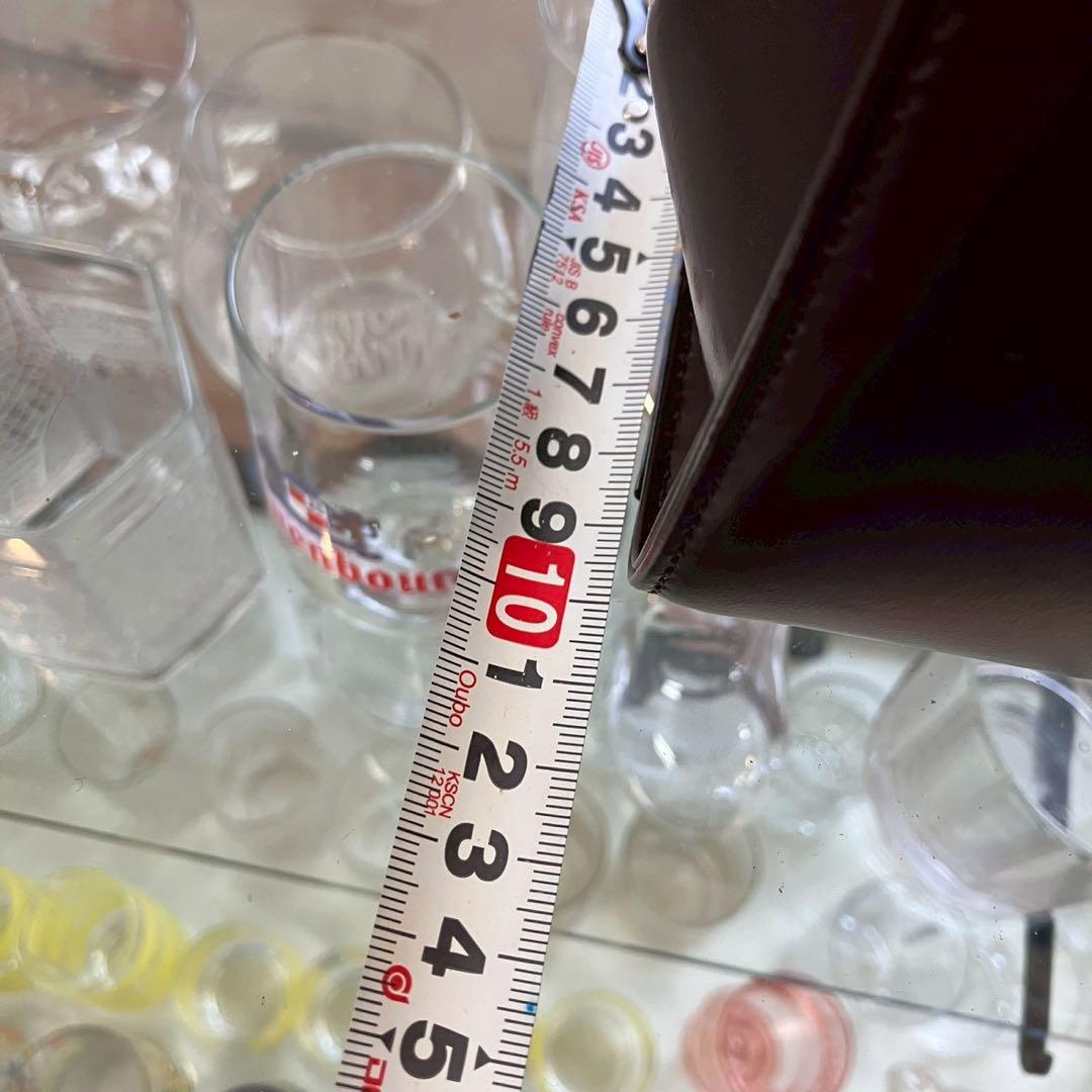 る*る様 未使用　イヴサンローラン　ロゴ金具　ダークブラウン　ハンドバッグ　長期