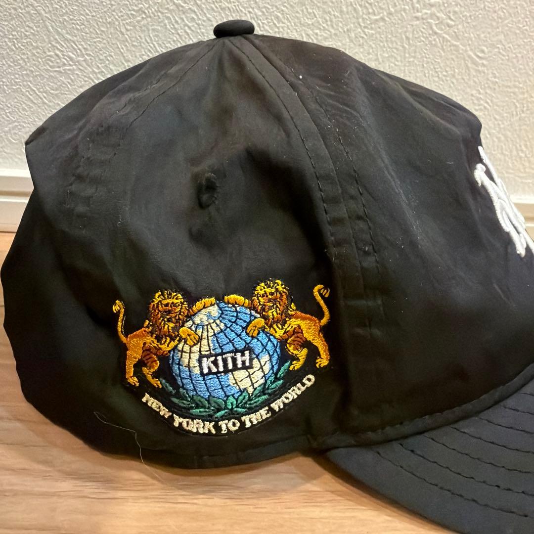 KITH 黒 ベースボールキャップ