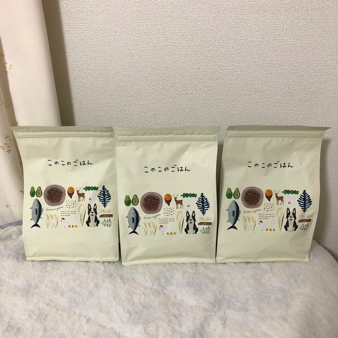 このこのごはん　3袋×1キロ　コノコトトモニ