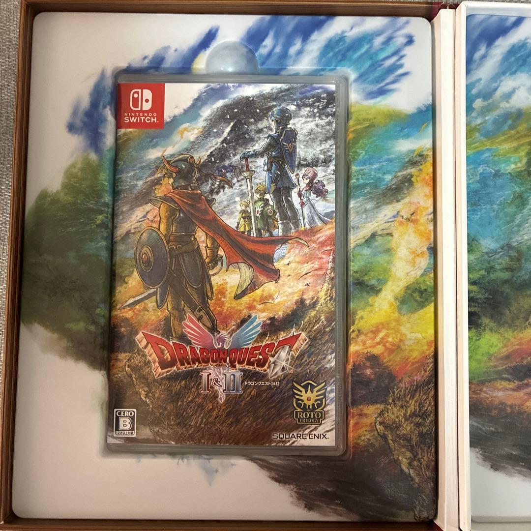超美品　switch版　ドラクエ1&2 3とブック型収納ボックスとビンズロトの盾