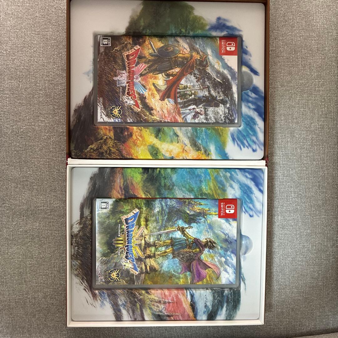 超美品　switch版　ドラクエ1&2 3とブック型収納ボックスとビンズロトの盾