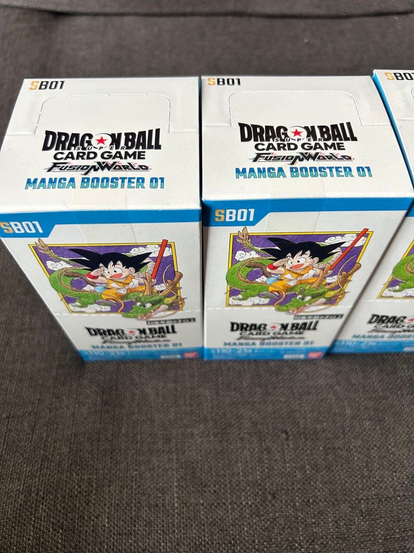 ドラゴンボール カードゲーム マンガブースター 4BOX 新品未開封
