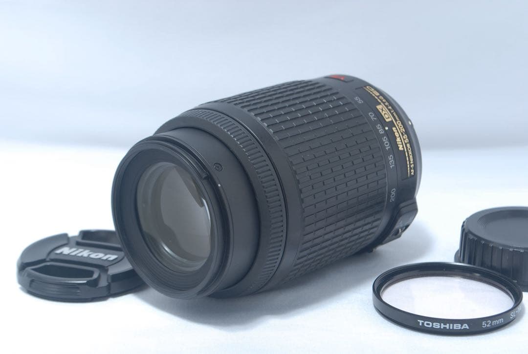 Nikon 55-200mm VR ニコン 望遠レンズ 軽量 手ブレ補正レンズ