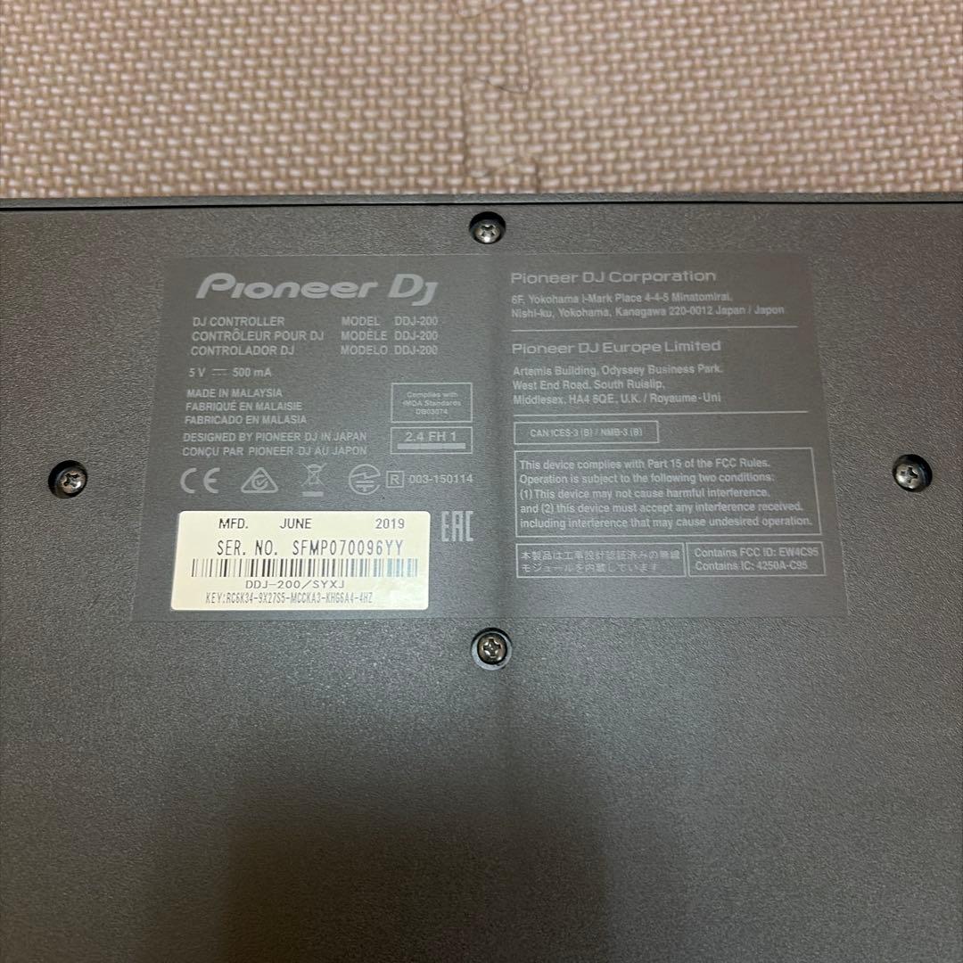 箱付 Pioneer Dj DDJ-200 DJコントローラー
