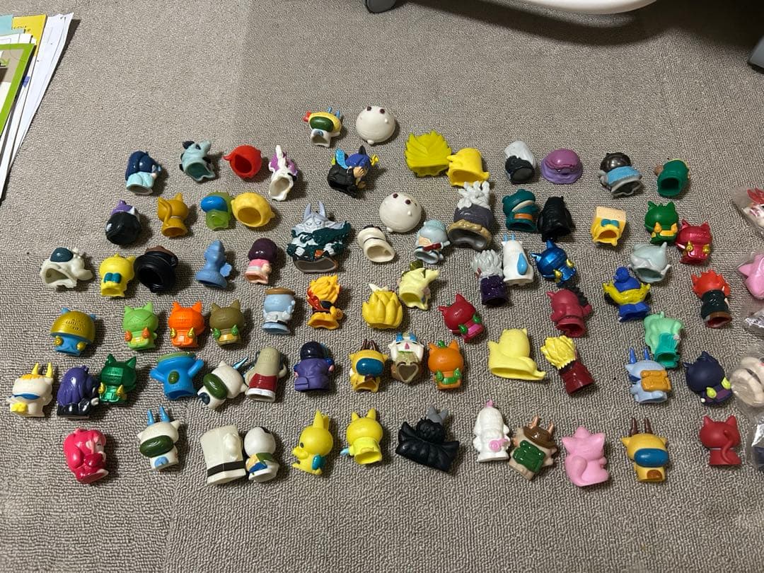 妖怪ウォッチ　指人形まとめ売り　ソフビ