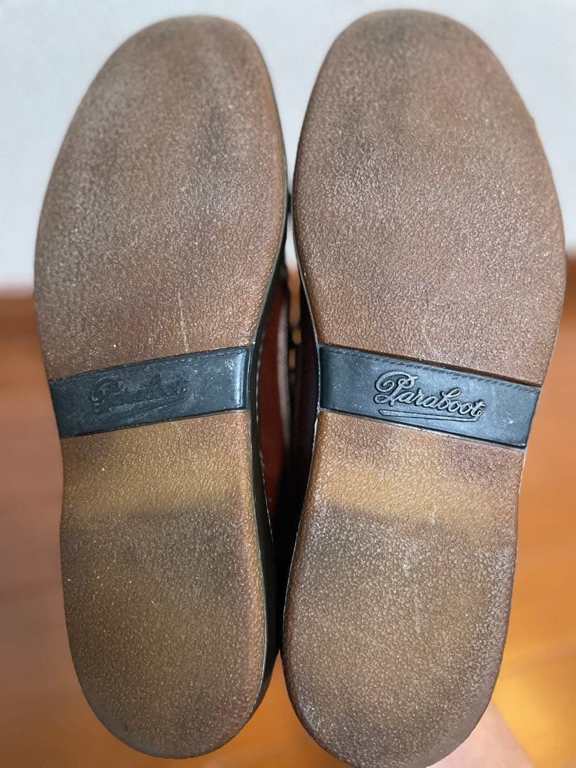 美品　PARABOOT VERITABLE MOCASSIN パラブーツ 7