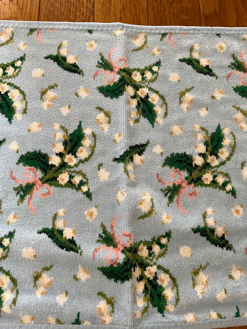 【B品・新品】フェイラー フェイスタオル ピュールミュゲ　すずらん　ブルー