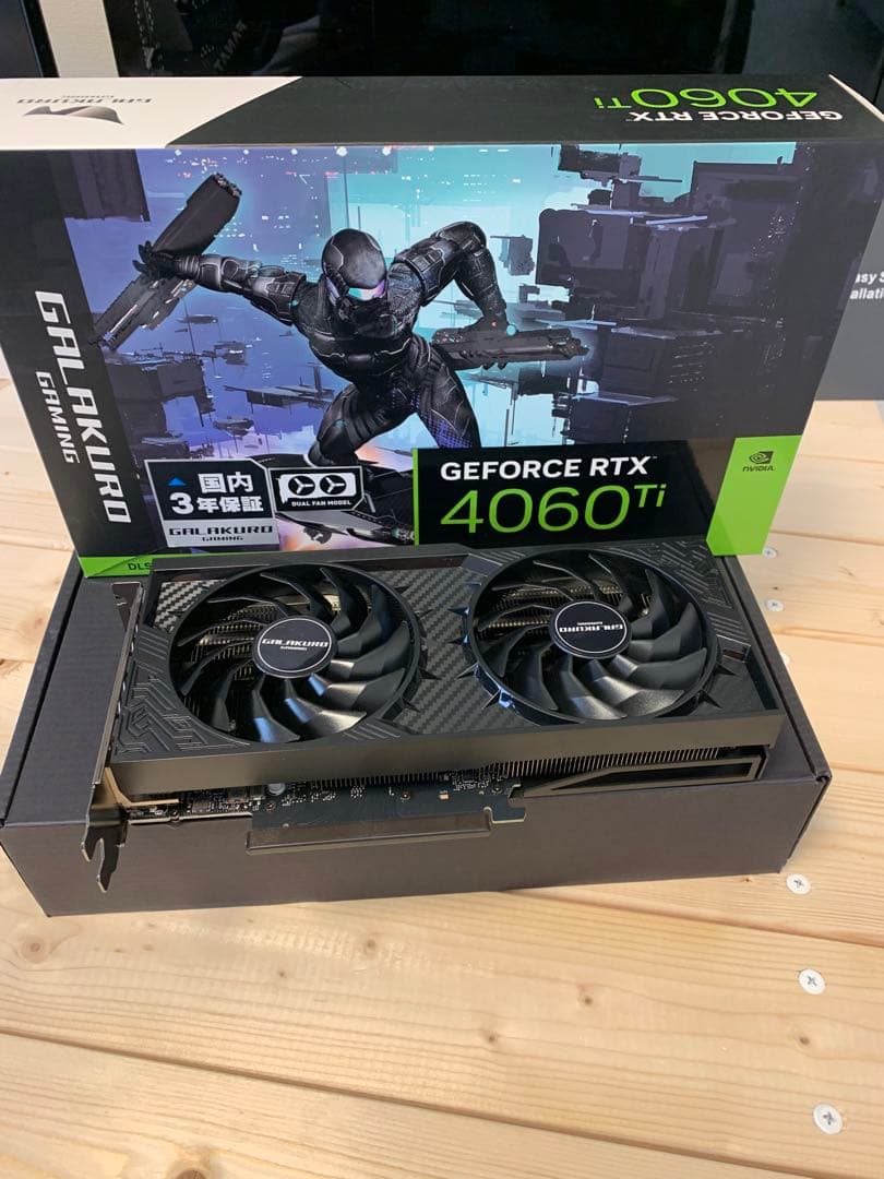 GALAKURO GeForce RTX 4060 Ti 本体