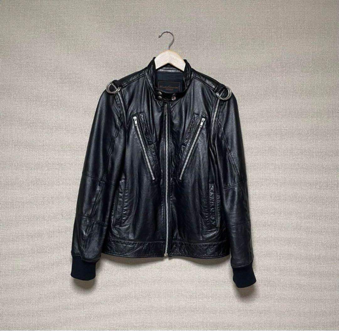 Undercover 07SS 逆ハの字 ライダース ジャケット ジップ