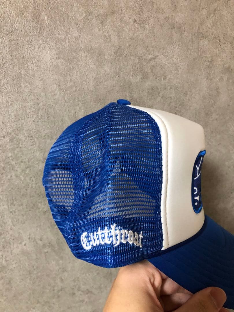 CUTTHROAT メッシュキャップ　ブルー