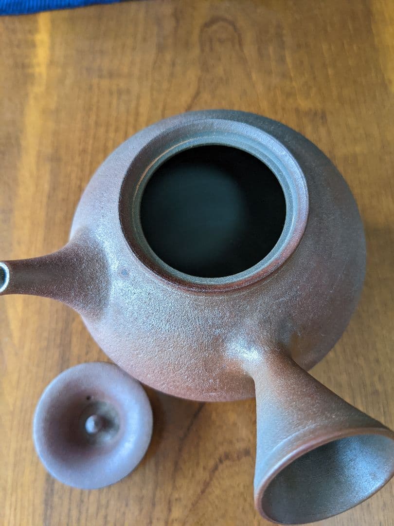 常滑市無形文化財保持者小西洋平作急須南蛮風